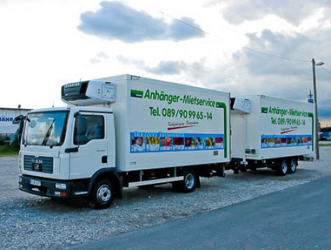 X4 - Truck deep-freeze trailer with diesel refrigeration unit